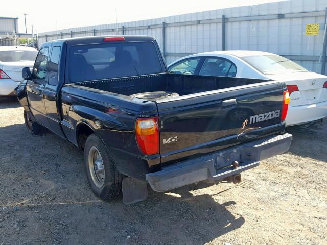 4F4YR46U56PM02825 - 2006 MAZDA B3000 CAB BLACK photo 3