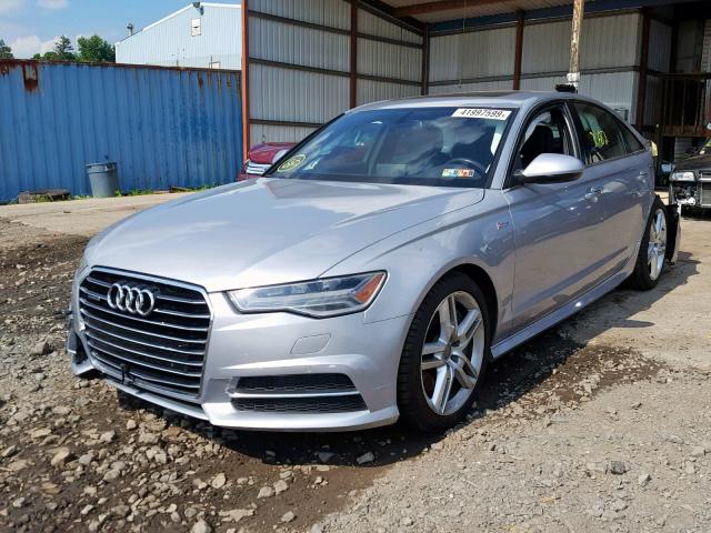 WAUFGAFCXGN091169 - 2016 AUDI A6 PREMIUM SILVER photo 2