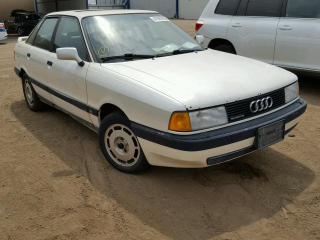 WAUHC0897JA293210 - 1988 AUDI 90 QUATTRO WHITE photo 1