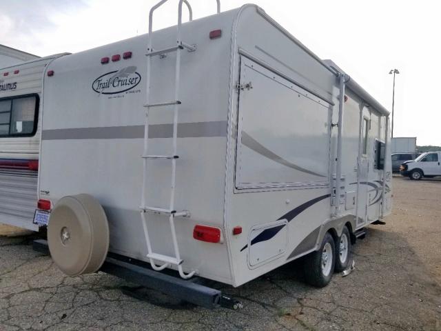 4WYH02J2751706498 - 2005 TRAIL KING TRAILER WHITE photo 4