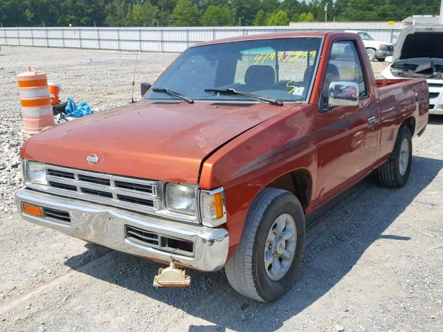 1N6SD11SXVC384567 - 1997 NISSAN TRUCK BASE RED photo 2