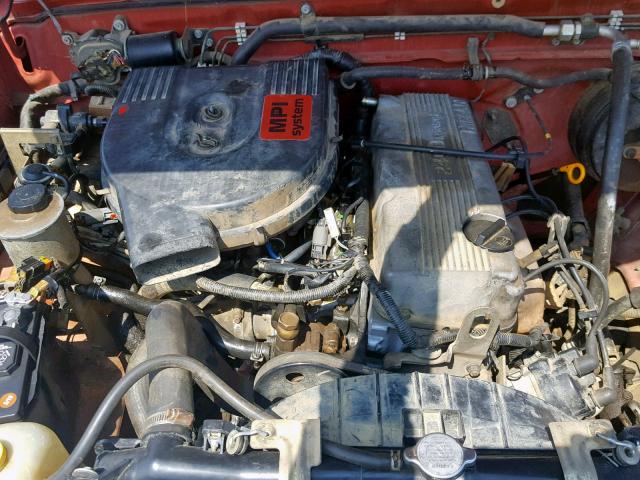 1N6SD11SXVC384567 - 1997 NISSAN TRUCK BASE RED photo 7