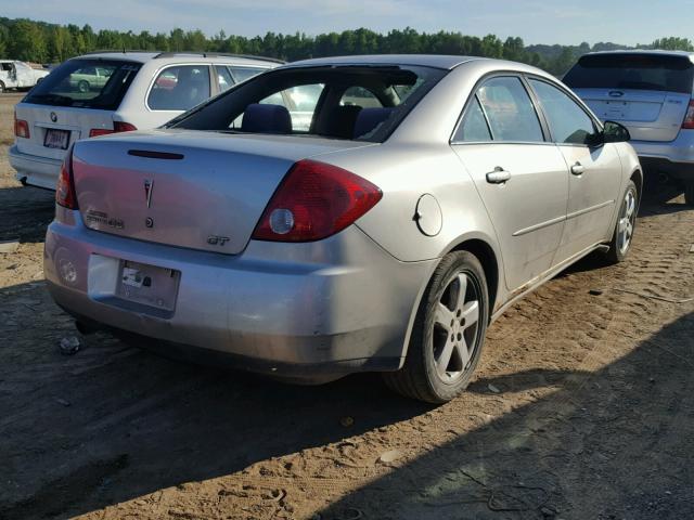 1G2ZH558164191588 - 2006 PONTIAC G6 GT SILVER photo 4