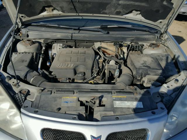 1G2ZH558164191588 - 2006 PONTIAC G6 GT SILVER photo 7