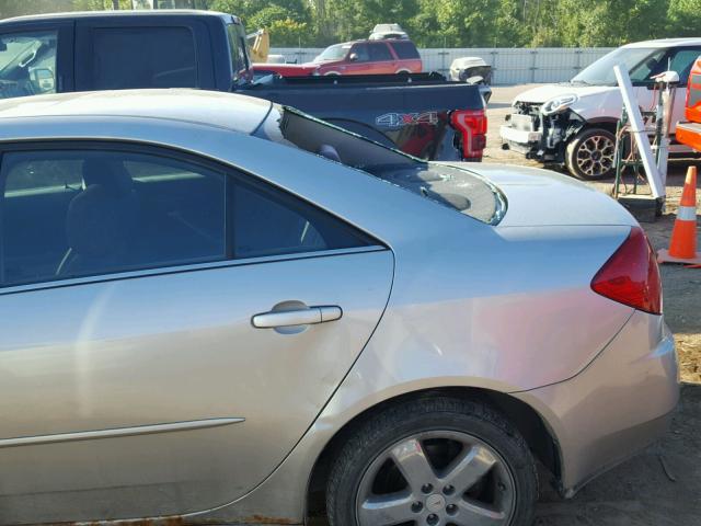 1G2ZH558164191588 - 2006 PONTIAC G6 GT SILVER photo 9