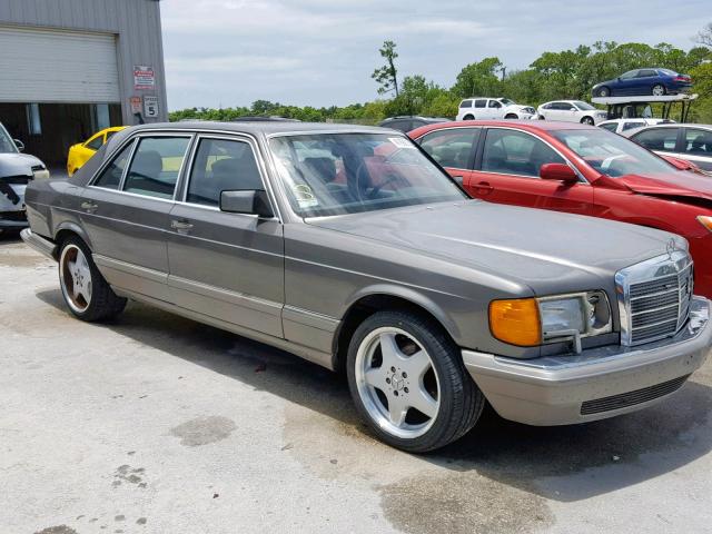 WDBCA35D9HA359181 - 1987 MERCEDES-BENZ 420 SEL GRAY photo 1