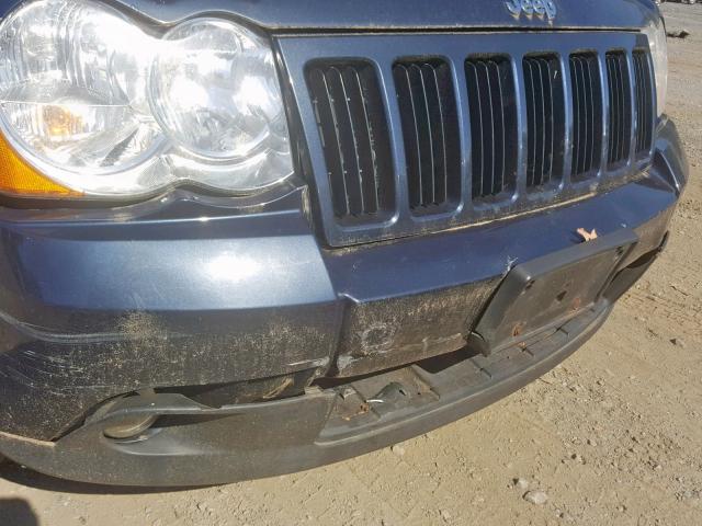 1J8GR48K59C541650 - 2009 JEEP GRAND CHER BLUE photo 9