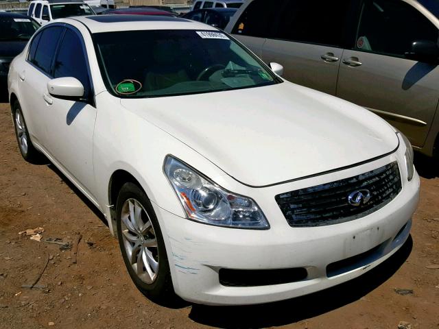 JNKCV61F49M360896 - 2009 INFINITI G37 WHITE photo 1