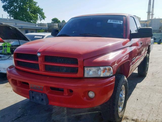 3B7KF23Z42M240438 - 2002 DODGE RAM 2500 RED photo 2