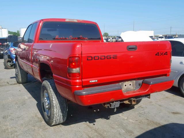 3B7KF23Z42M240438 - 2002 DODGE RAM 2500 RED photo 3