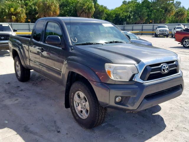 5TFUU4EN7DX079438 - 2013 TOYOTA TACOMA GRAY photo 1