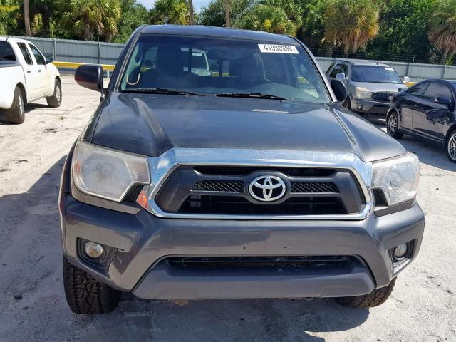 5TFUU4EN7DX079438 - 2013 TOYOTA TACOMA GRAY photo 9