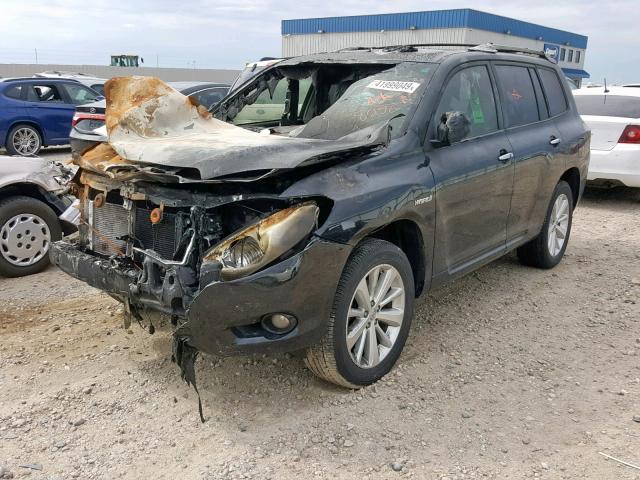 JTEEW44A482008256 - 2008 TOYOTA HIGHLANDER BURN photo 2