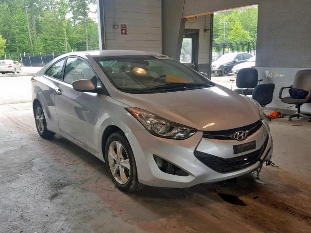 KMHDH6AE6DU003776 - 2013 HYUNDAI ELANTRA CO SILVER photo 1