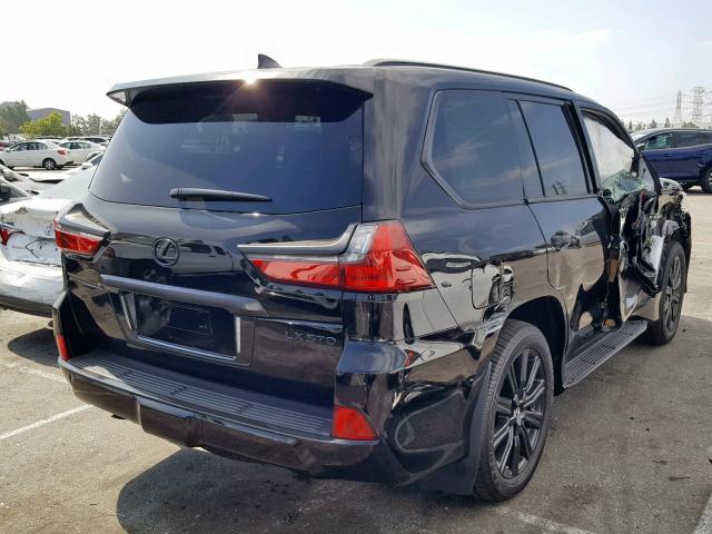 JTJHY7AX7J4253226 - 2018 LEXUS LX 570 BLACK photo 4