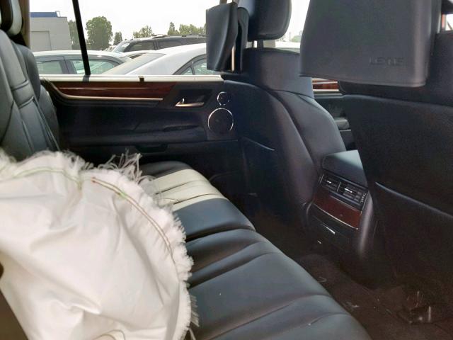 JTJHY7AX7J4253226 - 2018 LEXUS LX 570 BLACK photo 6