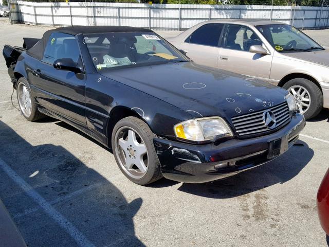 WDBFA68F51F196484 - 2001 MERCEDES-BENZ SL 500 BLACK photo 1