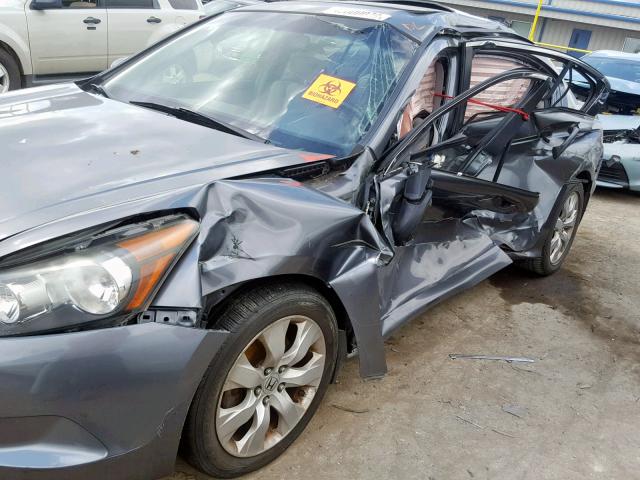 JHMCP26838C077519 - 2008 HONDA ACCORD EXL GRAY photo 10