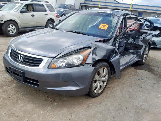 JHMCP26838C077519 - 2008 HONDA ACCORD EXL GRAY photo 2