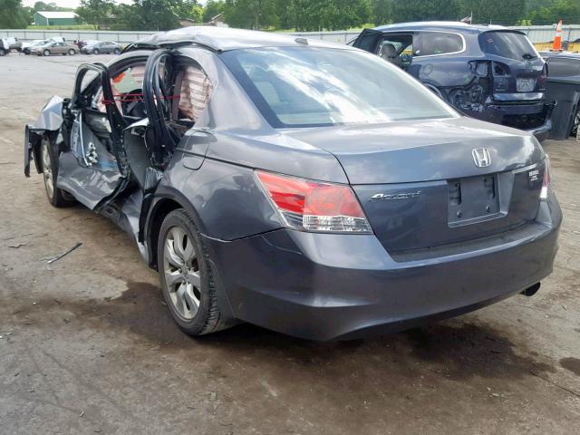 JHMCP26838C077519 - 2008 HONDA ACCORD EXL GRAY photo 3