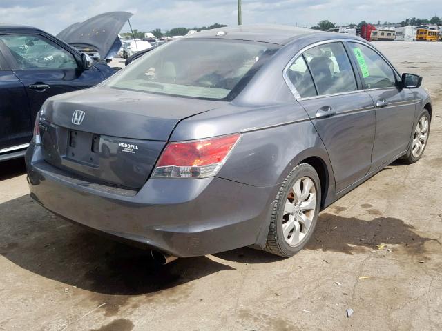 JHMCP26838C077519 - 2008 HONDA ACCORD EXL GRAY photo 4