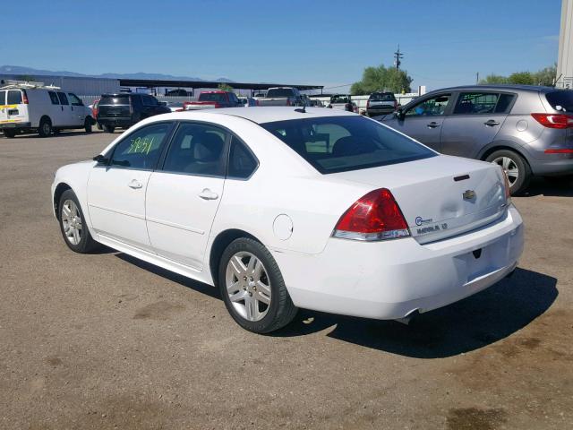 2G1WB5E38G1107583 - 2016 CHEVROLET IMPALA LIM WHITE photo 3