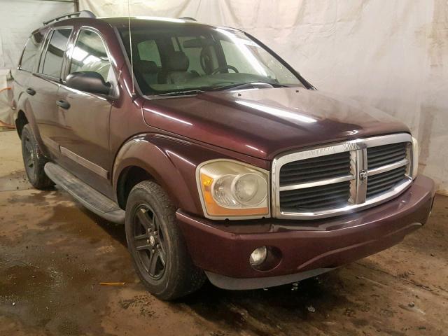 1D4HB48N85F605489 - 2005 DODGE DURANGO SL PURPLE photo 1