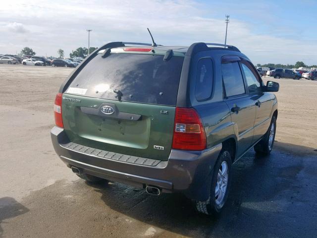 KNDJF723767153204 - 2006 KIA NEW SPORTA GREEN photo 4