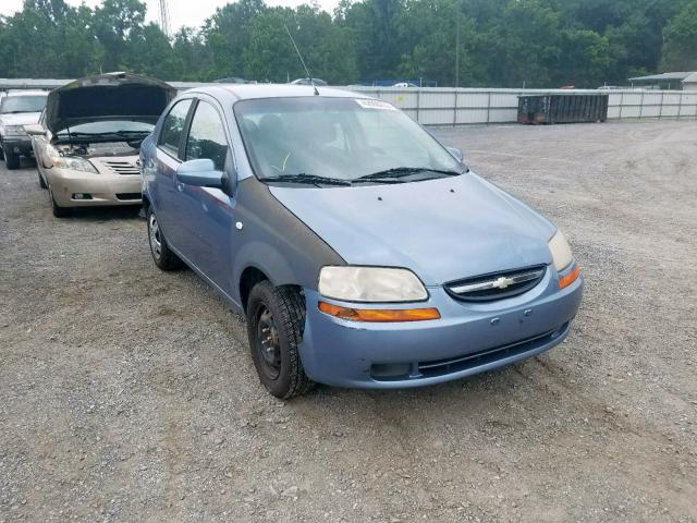 KL1TD56666B672482 - 2006 CHEVROLET AVEO BASE Mavi foto 1