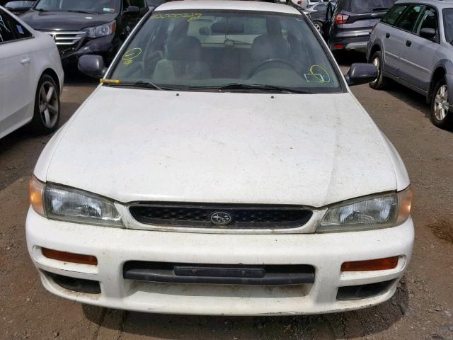 JF1GF4357WG807049 - 1998 SUBARU IMPREZA L WHITE photo 9