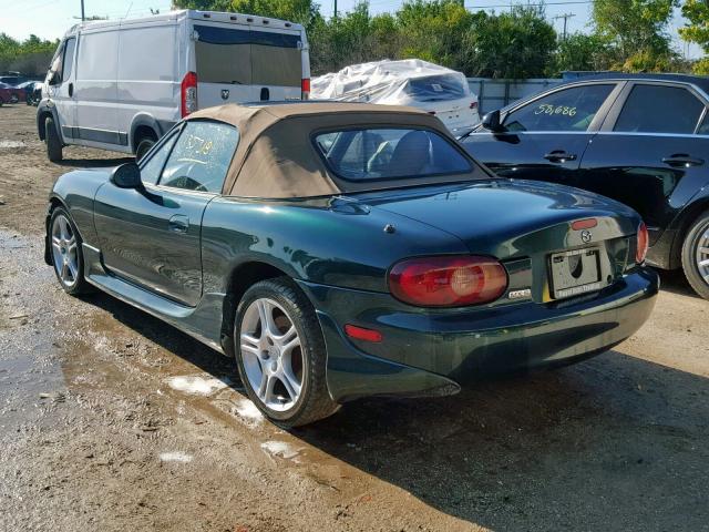 JM1NB353040400344 - 2004 MAZDA MX-5 MIATA GREEN photo 3