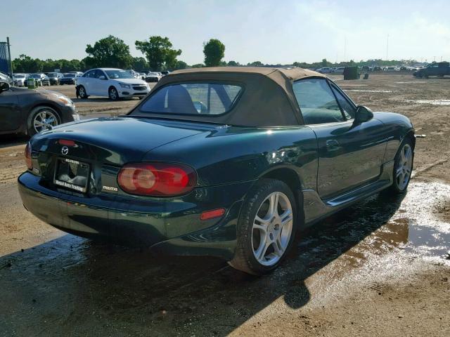 JM1NB353040400344 - 2004 MAZDA MX-5 MIATA GREEN photo 4