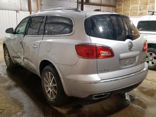 5GAKVBKD0GJ328160 - 2016 BUICK ENCLAVE SILVER photo 3