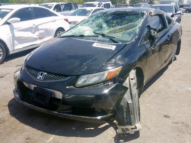 2HGFG3B05CH502850 - 2012 HONDA CIVIC EXL 黑色 照片 2
