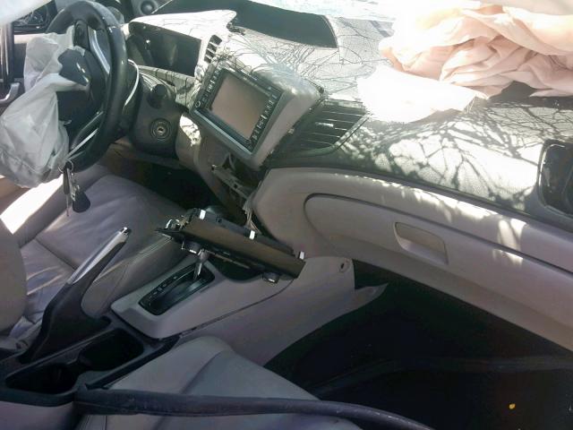 2HGFG3B05CH502850 - 2012 HONDA CIVIC EXL 黑色 照片 9