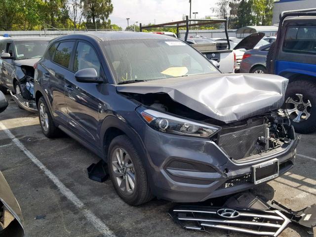 KM8J23A43HU496445 - 2017 HYUNDAI TUCSON SE GRAY photo 1