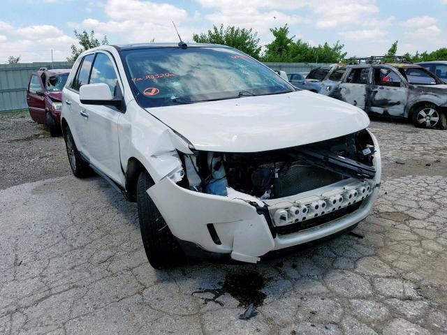 2FMDK3JC6BBA23270 - 2011 FORD EDGE SEL WHITE photo 1