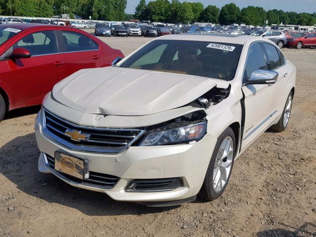 1G1155S39EU159408 - 2014 CHEVROLET IMPALA LTZ WHITE photo 2