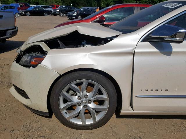 1G1155S39EU159408 - 2014 CHEVROLET IMPALA LTZ WHITE photo 9