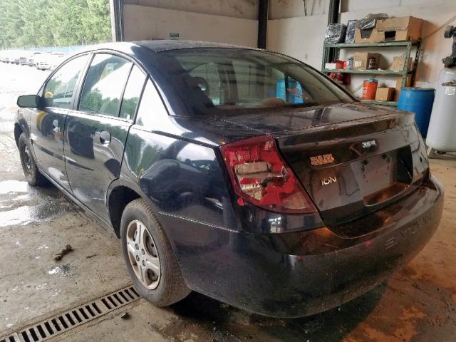 1G8AF52F03Z178728 - 2003 SATURN ION LEVEL BLACK photo 3