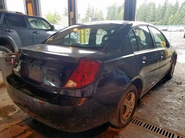 1G8AF52F03Z178728 - 2003 SATURN ION LEVEL BLACK photo 4