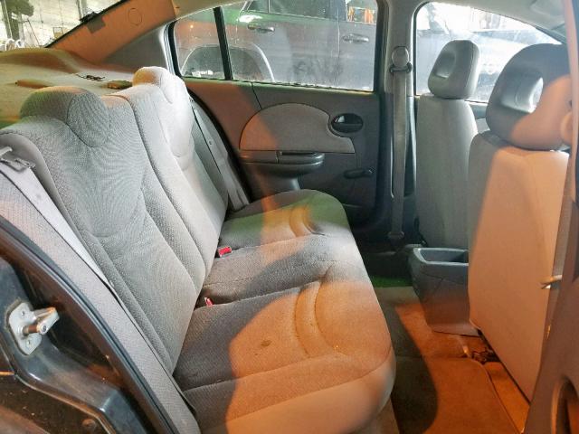 1G8AF52F03Z178728 - 2003 SATURN ION LEVEL BLACK photo 6