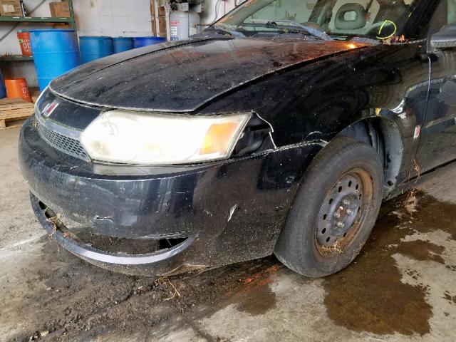 1G8AF52F03Z178728 - 2003 SATURN ION LEVEL BLACK photo 9