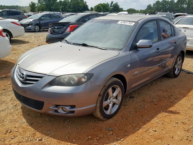 JM1BK323651348396 - 2005 MAZDA 3 S CHARCOAL photo 2