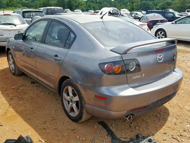 JM1BK323651348396 - 2005 MAZDA 3 S CHARCOAL photo 3