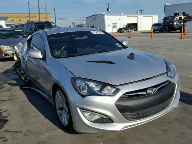 KMHHU6KJ5DU089543 - 2013 HYUNDAI GENESIS CO SILVER photo 1