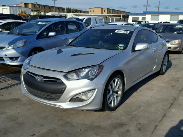 KMHHU6KJ5DU089543 - 2013 HYUNDAI GENESIS CO SILVER photo 2