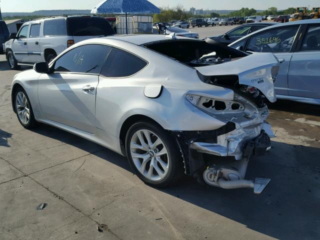 KMHHU6KJ5DU089543 - 2013 HYUNDAI GENESIS CO SILVER photo 3