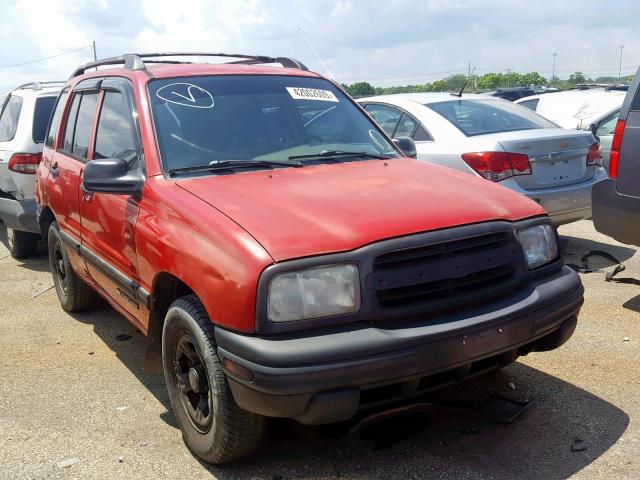 2CNBE13C516955807 - 2001 CHEVROLET TRACKER RED photo 1
