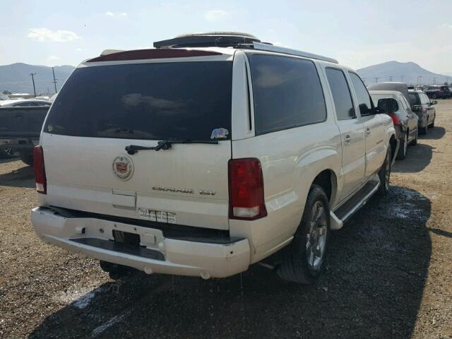 3GYFK66N25G224006 - 2005 CADILLAC ESCALADE E WHITE photo 4